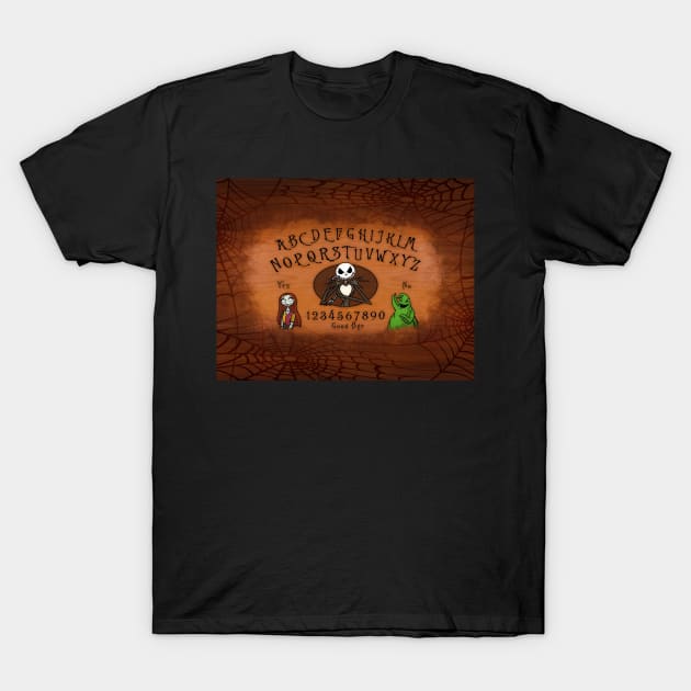 Pumpkin King Spirit Board T-Shirt by Ellador